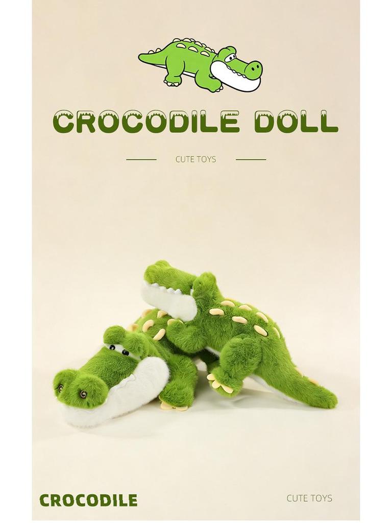 Mr. Crocodile Cartoon Plush Toy – Children's Birthday Gift, Hug Pillow, Home Decoration