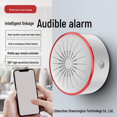 Sensore di Allarme Sonoro e Luminoso Smart WiFi/ZigBee Graffiti Alimentato via USB