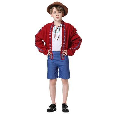 Jungen und Kinder Bierfest Kostüme Karneval Traditionelle Fest Kostüme Ethnische Kostüme Bühnenauftritt Kostüme
