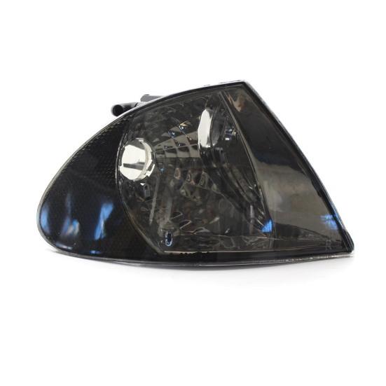 Corner Light Housing Anti-corrosion Replacement ABS Left/Right Turn Signal Lamp Bezel Shell 63136902765 63136902766 for BMW 3 Series E46 Sedan 98-01