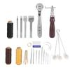 21Pcs     Leather Crochet Hook Needles Sewing Craft Tool Set
