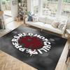 Red Hot Chili Peppers Design Crystal Velvet Carpet Cozy Non?Slip Printed Rug For Bedroom Living Room Entrance
