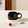 Set Speciale Bellissimo Tazza e Sottotazza da Caffè, Pregiato Raffinato Caffè Americano, Tazza in Ceramica, Tazza da Latte, Tazza da Tè Pomeridiano.