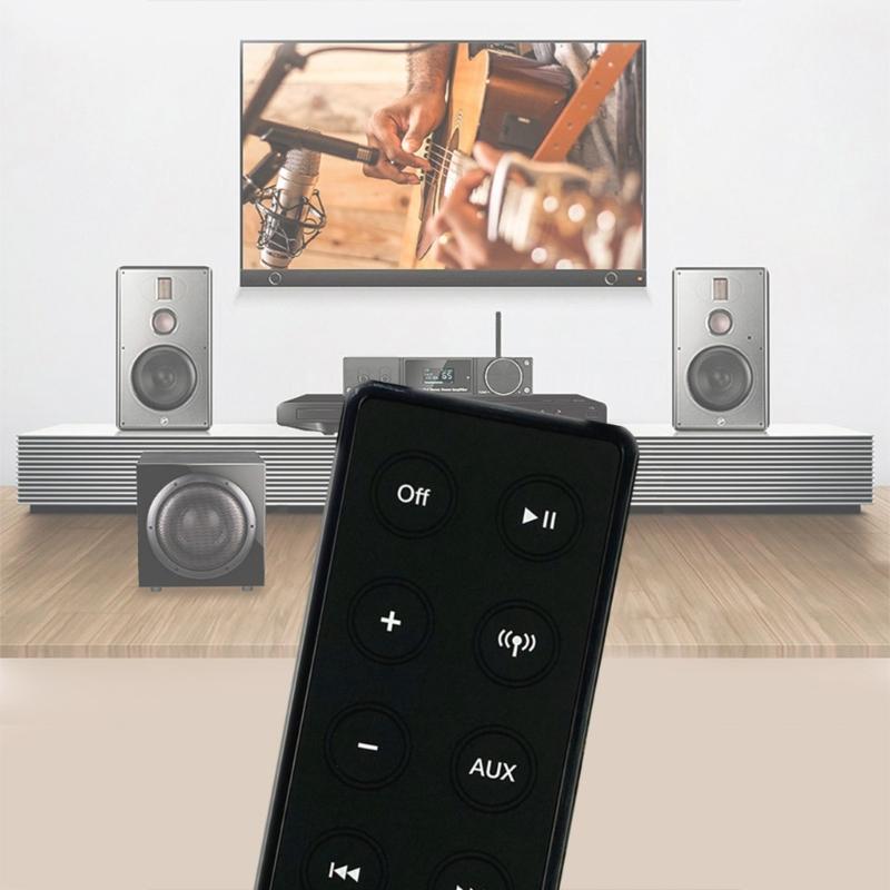 Universal Remote Control Plastic Construction for Speaker Systems Multiple Speaker Models Longevity Easy Portability