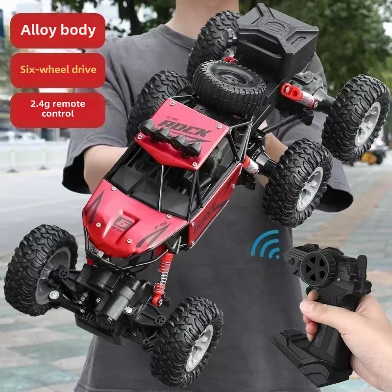 

Новый 1/12 Rc электрический автомобиль 4WD устойчивый к падениям шестиколесный 2.4G привод гоночный автомобиль с дистанционным управлением для скалолазания по пересеченной местности Squirt Man детский подарок 38cm красный