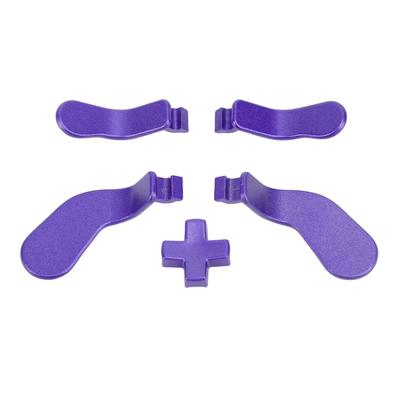 5 Stück Controller Paddel und D-Pad Präzise Passform Edelstahl D-Pad Paddel Ersatz für Elite