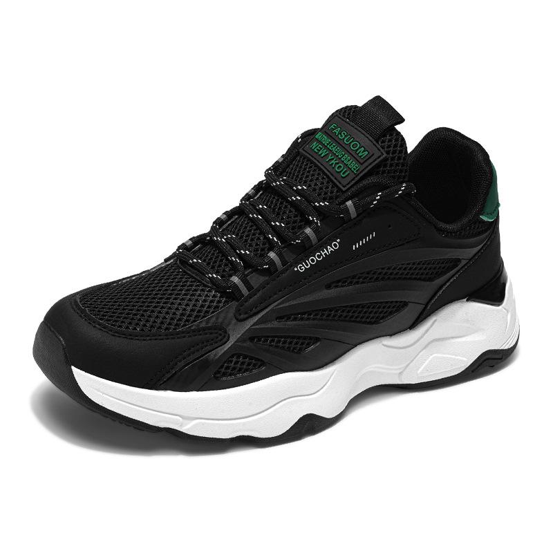 Men's shoes summer new casual shoes lightweight men's sports shoes breathable platform dad shoes men