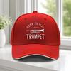 pc BORN TO PLAY Trumpet Sandwich Cap Adjustable Baseball Cap Suitable for Weddings Parties Music Festivals Bachelorette Part
