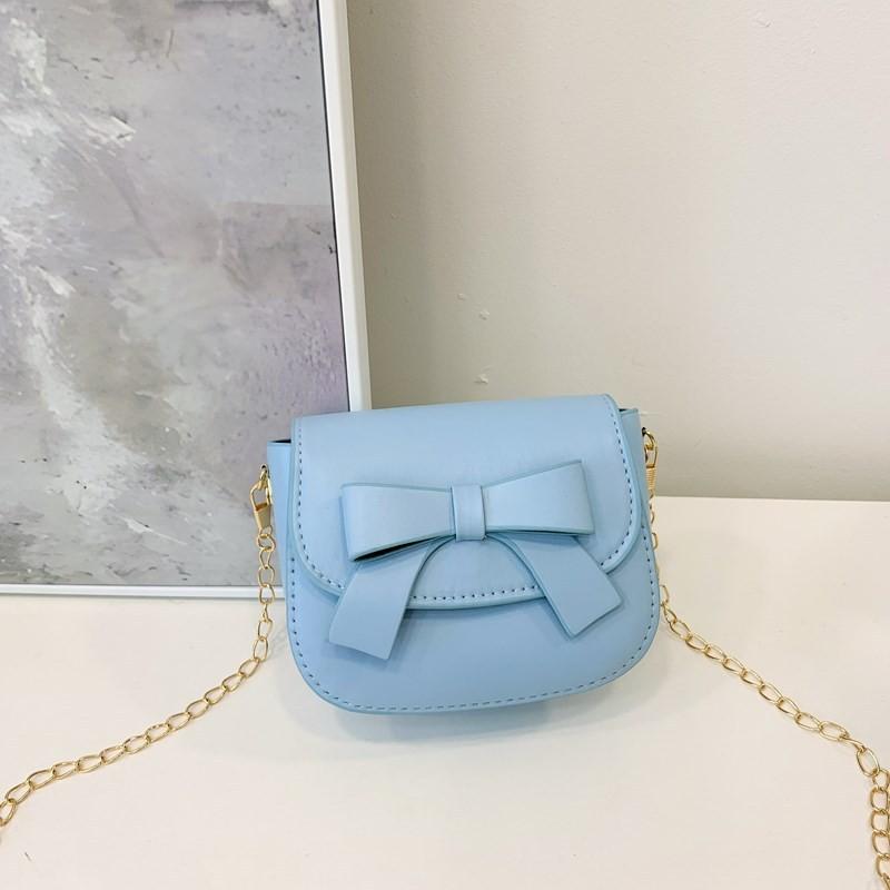 Butterfly Knot Girl Bright Shoulder Bag Lightweight Casual Purse Daily Outings