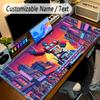 Large Mouse PadTransformers Custom Name Text Personalized Desk Mat Non Slip Gaming Pad