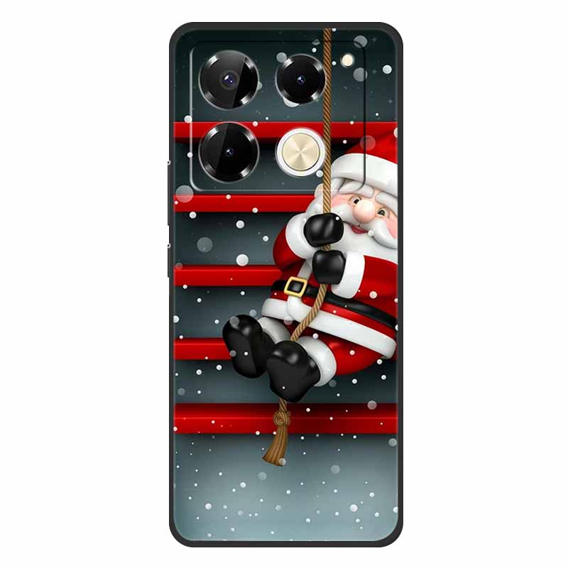 2024 Christmas Phone Cases For Infinix Note 40 Pro 4G 5G Cases Soft TPU Silicone For Note 30 4G  5G  Infinix Note 40Pro 30Pro 4G