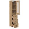 Highboard Artisan Oak 34.5 x 34 x 180 cm Particleboard