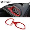 2X Red Side Console Air Vent Outlet Trim Cover Fits For 2016- Jeep Renegade