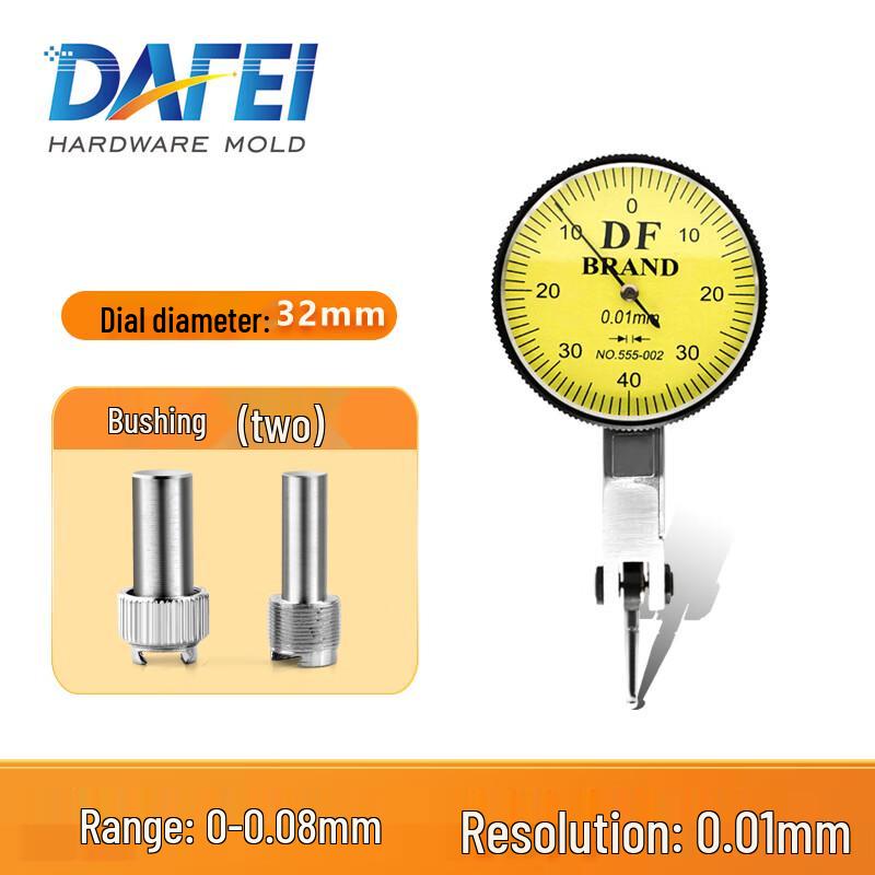 DAFEI Precision Measuring Tools: Dial Indicators & Magnetic Bases Small Dial Indicator 32mm
