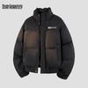 Men's Solid Stand Collar Padded Jacket