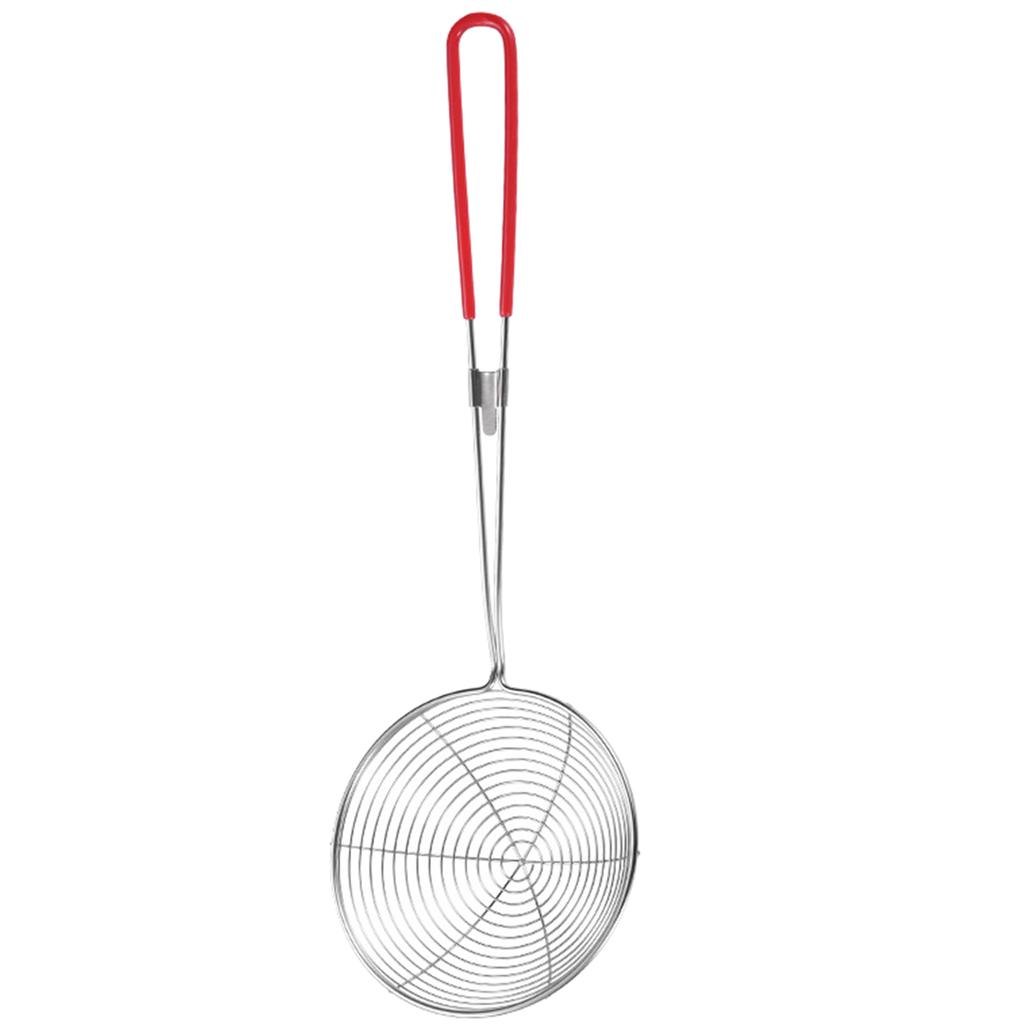 Compact and Practical 201 Stainless Steel Strainer Spoon Professional Skimmer Spoon Perfect for Soups Stews and More