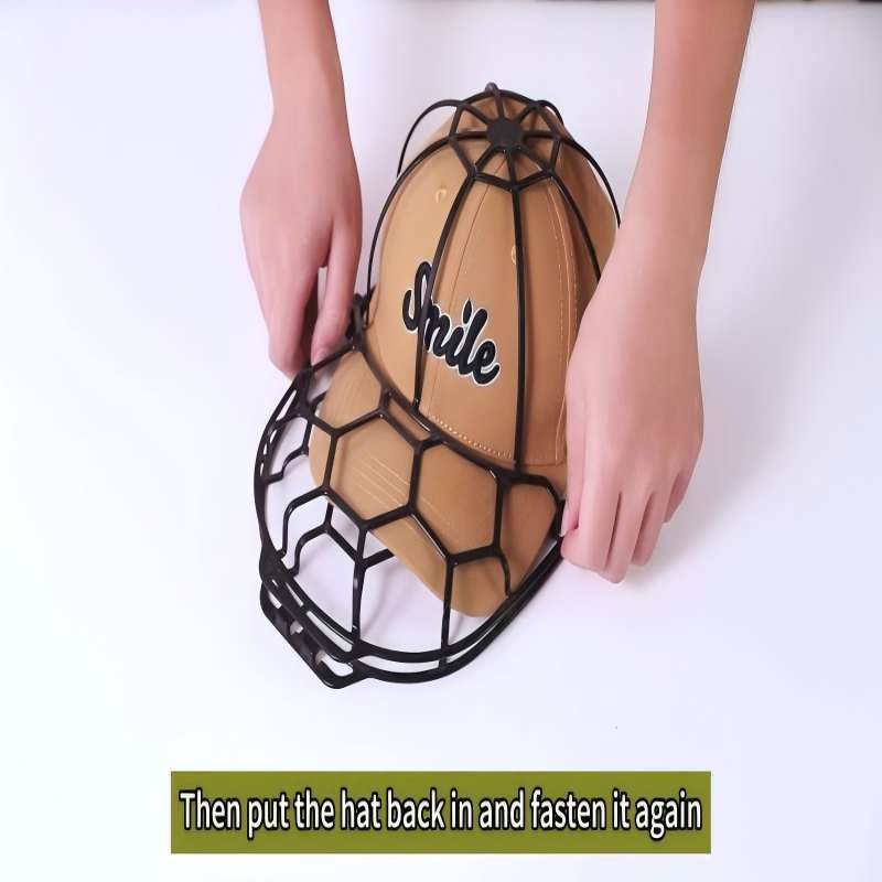 1PC Washing Machine Hat Protector Hat Cleaner Laundry Accessory Anti-Distortion Hat Protector Stand Firm Hat Wash Divine protect