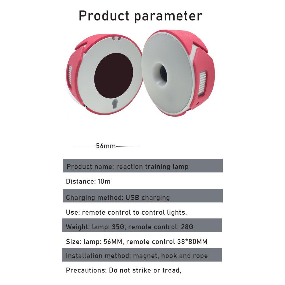 Response Agility Training Light, Children's Physical Fitness Training, Remote Control To Control Light Operation