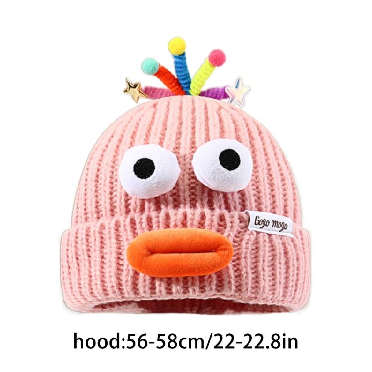 Slouchy Funny Clown Beanies Winter Warm Skull Cap Knitted Beanie Accessories