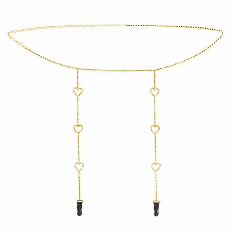 Women Waist Chain Rhinestones Garter Clip Sexy Leg Chain Antislip Suspender Clip Thigh Belt Body Jewelry Waist Decors