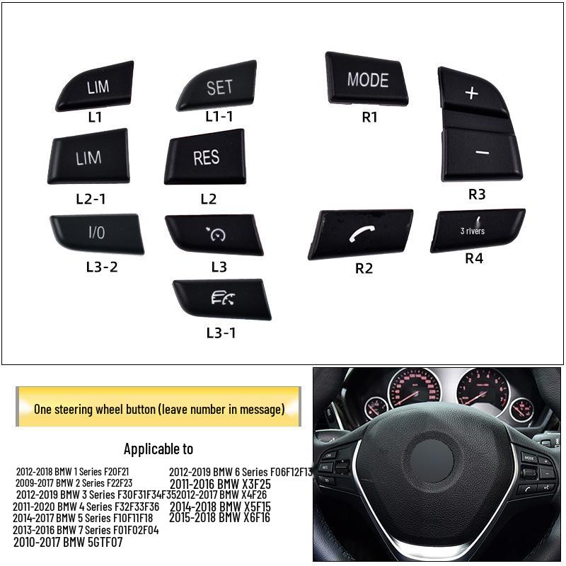 BMW Seria 3, 5, 7, X5, X6, F10 Butoane Multifuncționale de Control pe Volan