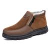 MEN'S winter warm cotton shoes 2025 new classic fashion retro plush comfortable anti slip snow boots outdoor sports casual shoes