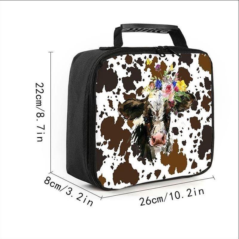 Insulated Lunch Tote Bag Work School Picnic Reusable Thermal Cooler Handheld Meal Carrier Youth Style