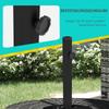 Parasol Base. Cross Base. Weatherproof. 100 X 100 X 75 Cm. Black