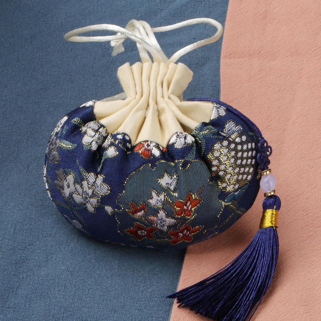 Dragon Boat Festival Hanfu Scent Sachet: Embroidered Mosquito Repellent Coin Purse Necklace