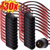 50~1pcs LED Lamp Bulb Base Car Wedge Light Bulb Socket Connector Holder Extension Holder Socket Wedge Base Light Bulb T10 W5W