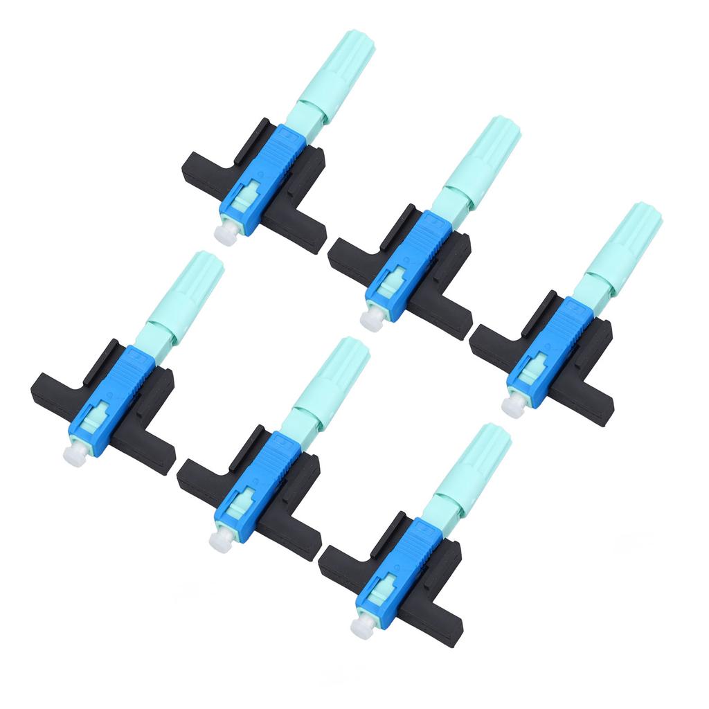 20PCS FTTH Embedded Fiber Connectors SC-UPC Cold Splicing Single Mode Fiber Optic Quick Connector T 