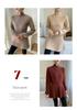 Elegant Hip-Length Cashmere Sweater Dress - 2025 Autumn/Winter Collection, Women's Slimming Knit Pullover.