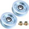 2 Pack GY22172 Idler Pulley Replaces GY20067 Idler Pulley JH D140 L110 LA145 LA115 E160 L120 LA130 L130 Lawn Tractors
