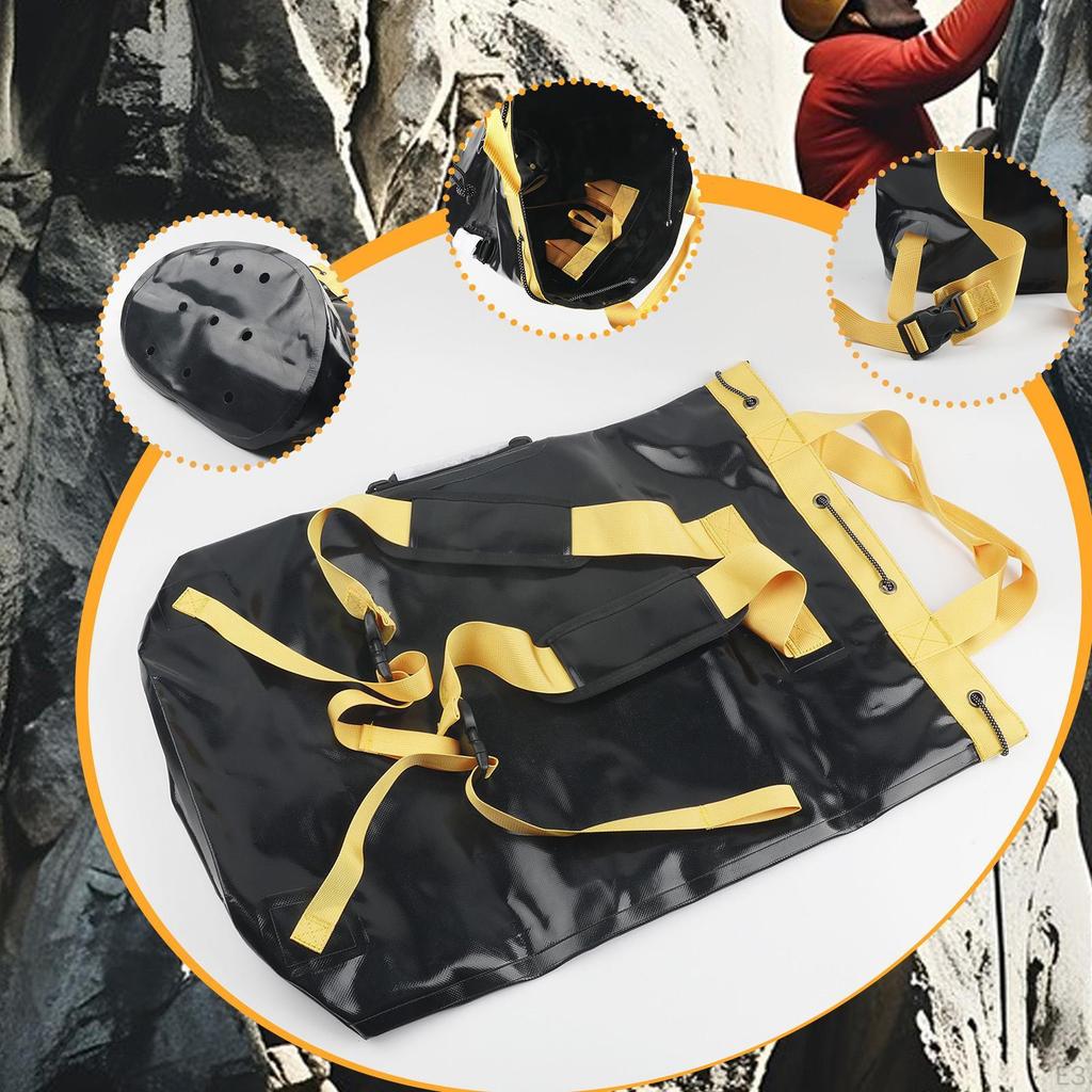 Adjustable Strap Arborist Equipment Carrier Bag, Ideal for Outdoor Climbing