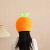 Ny Rolig Satsumas-Huvudbonad Plysch Satsumas-Hatt Tecknad Frukt-Huvudbonad Hatt Fotorekvisita för Kvinnor Män Gåvor