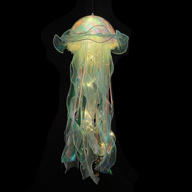 Finished jellyfish lamp ground marketing stall Internet celebrity portable lantern girl room pendant other string lights