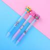 1Pc Cute Cartoon Multicolor Ballpoint Pens Kawaii Unicorn Swan Portable 3 Color Pen Writing School Stationery Office Supplies Back To School Season
