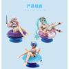 Anime Girl Figure Bundle, Elaina Rem Miku Anime Collectible Model, Car Dashboard Decor Gift