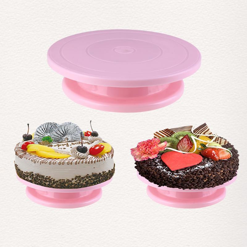 Cake Decorating Turntable: Rotating Stand & Tools for Baking