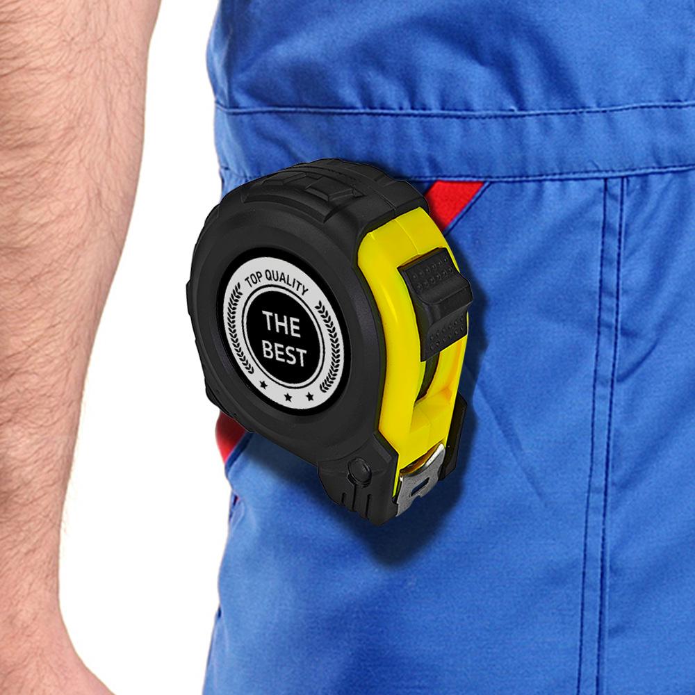 5M Steel High-Precision Heat Transfer Measuring Tape with Wear-Resistant Ruler & Leather Case