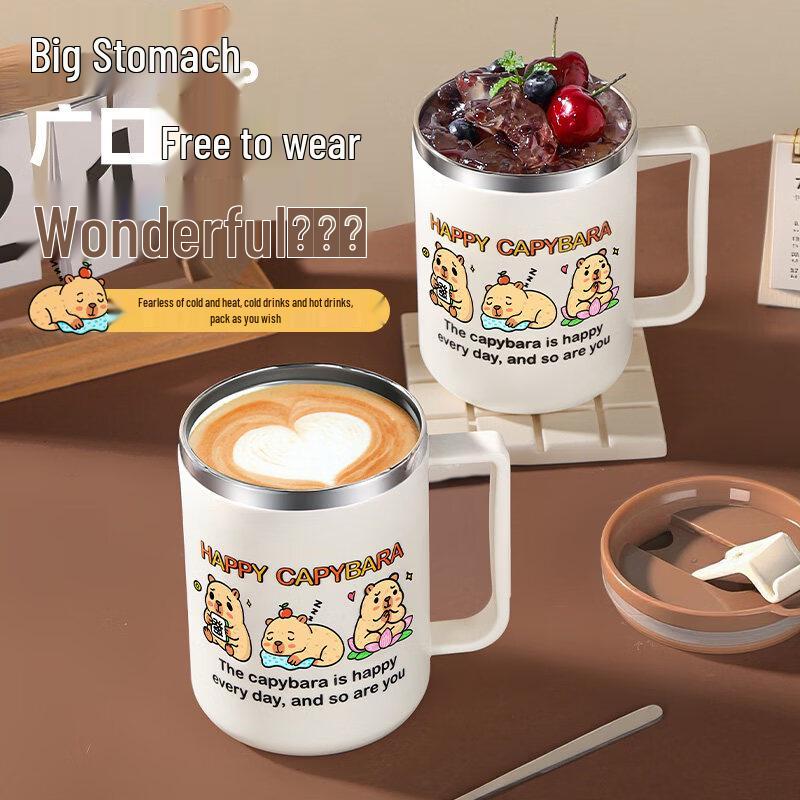 

Wenzhi Ceramic Coffee Mug with Lid