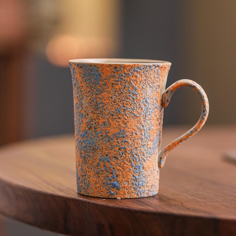 Nordic Style Ceramic Coffee Cup Afternoon Tea American Latte Latte Flower Cup Creative Mug Household Cup