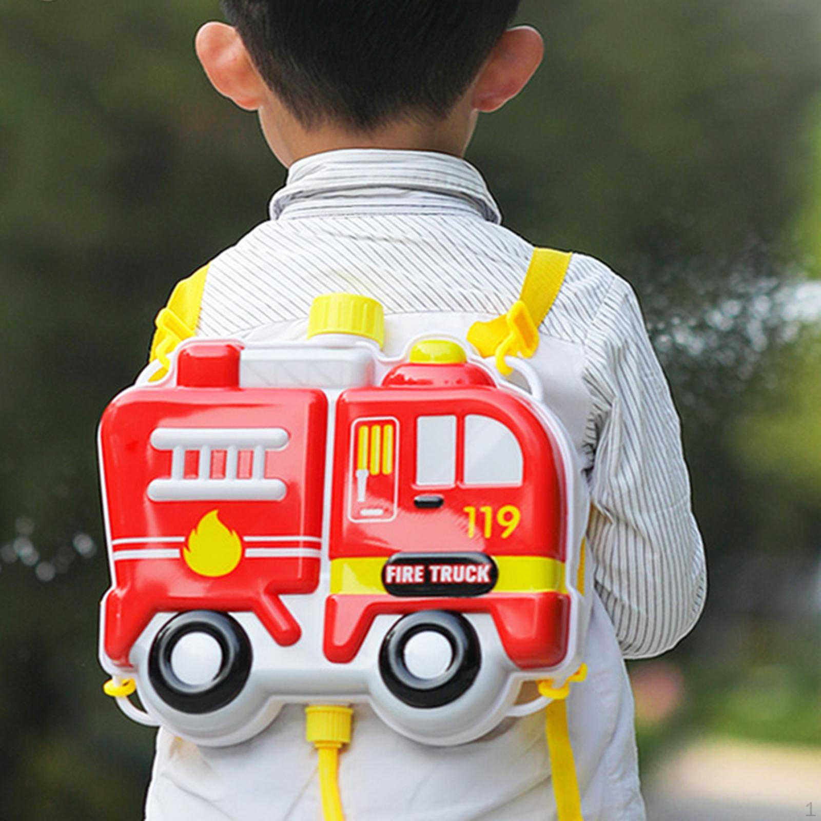 

Детский водный игрушечный рюкзак для ролевой игры в пожарного, идеальное развлечение на свежем воздухе Truck