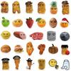 58Pcs Robloxs Face-Winning Smile-Chicken Nugget Meme Series Stickers Waterproof Decorative For Water Cup Phone Case Stickers