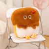 Charming Cartoon Jasmine Cake Plush Pillow: Chocolate Strawberry Bread Doll Sofa Cushion