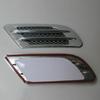 1pair Car Side Air Flow Fake Vent Hole Cover Fender Intake Grille Duct Decoration Sticker Auto cool sticky exterior decor