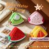 Soft Plush Earphone Bag Zipper Pouch Mini Purse Storage Bag Plush Coin Purse  Daily Use