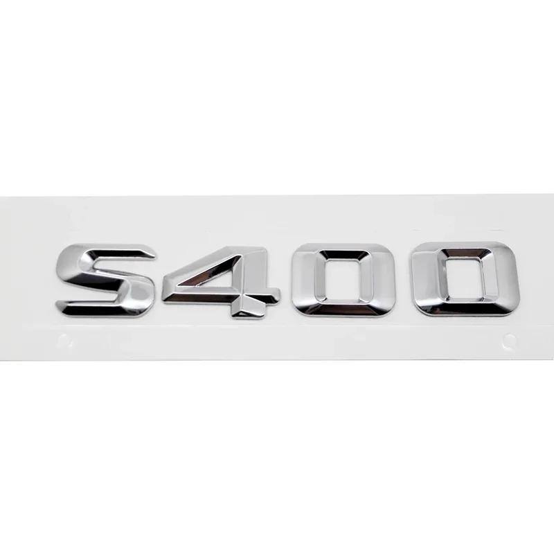 Modified 3D Car Letter Sticker Rear Trunk Tail Decorative Badge Emblem for Mercedes Benz S400 S420 S430 S450 S500 S550 S600 S650 AM1
