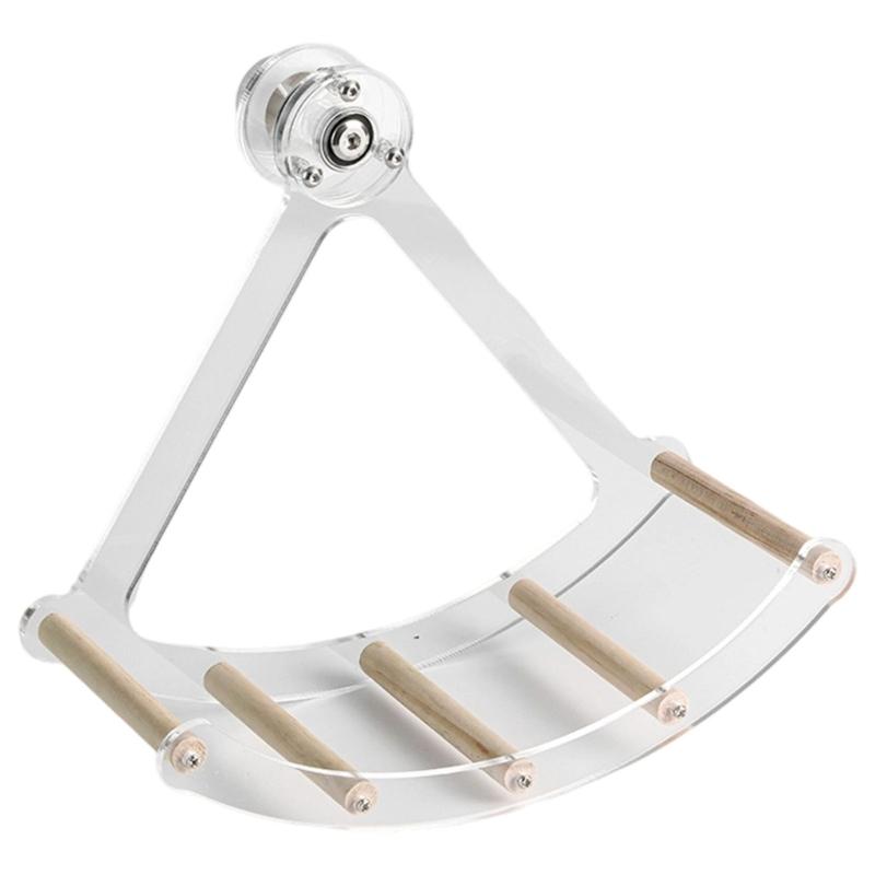 Multifunctional Chew Resistant Metal Perch for Parrots Cage Toy Cage Mount Swing Bed For Stress Relief And Play