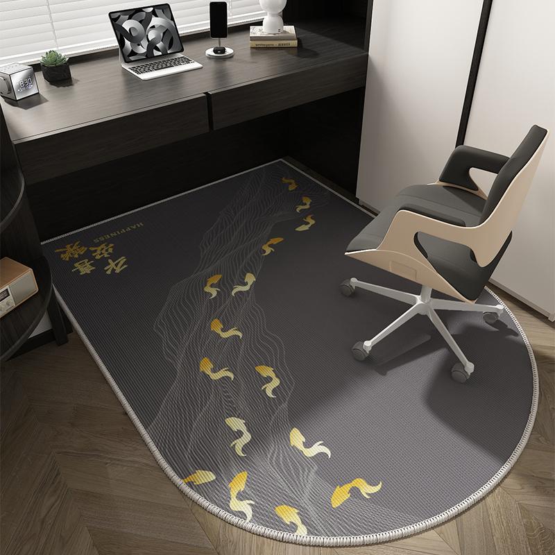 Simple Computer Chair Mat Study Tables Floor Carpet Non-slip Modern Rugs for Bedroom Home Decoration Hall Doorway Mats alfombras